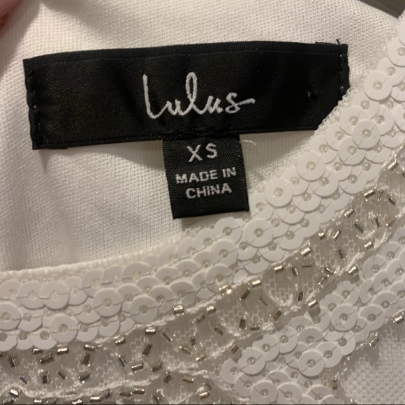 Lulus Spread Your Shine White Sequin
Embroidered Bodycon Dress XS - Picture 5 of 6